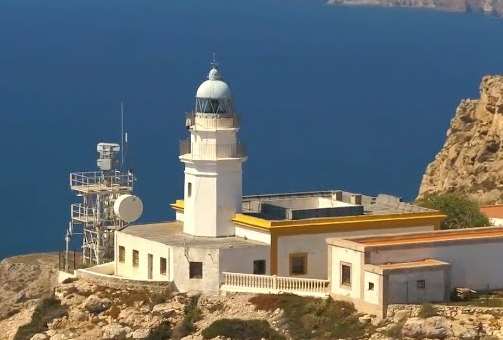 Faro de Mesa Roldán en Carboneras