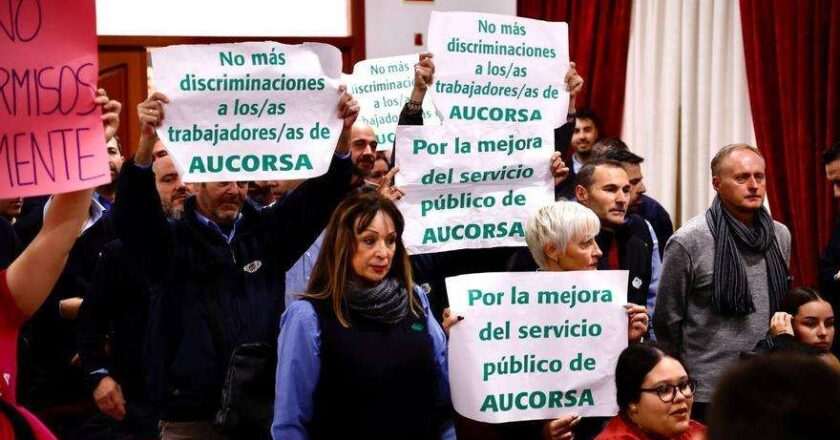 Aucorsa Córdoba aprueba el preacuerdo del comité que incluye más días de asuntos propios y reducción de 48 horas anuales de trabajo