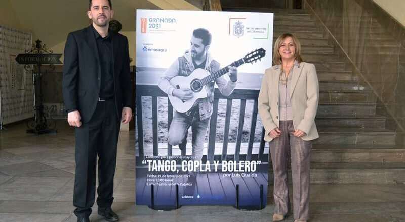 El Ayuntamiento presenta un concierto de Tango, Copla y Bolero con Luis Gualda dirigido a personas mayores