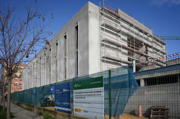 El nuevo centro de salud del Cerro del Águila avanza con un 25% de ejecución.
