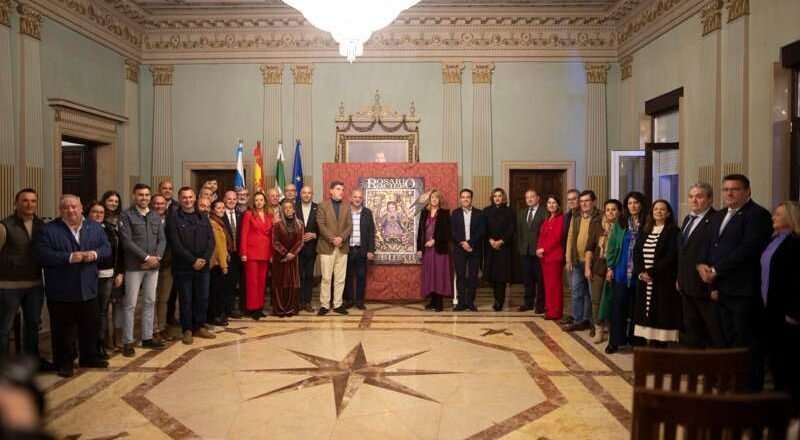 El Pastorcito Divino destaca en el cartel del Rosario Rociero Jubilar que congregará a las filiales de Huelva.