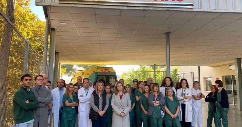 Estadísticas sobre agresiones físicas a profesionales de la salud en Jaén.