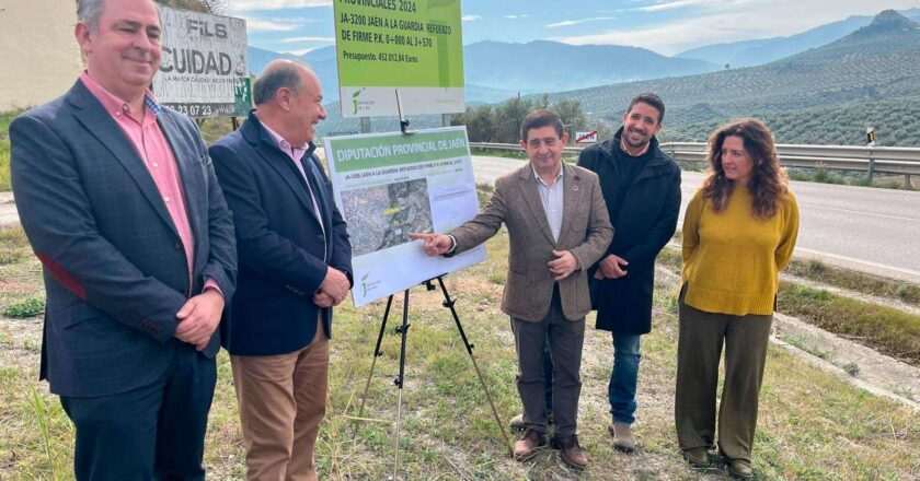 Mejoras en la carretera que conecta la capital con La Guardia de Jaén