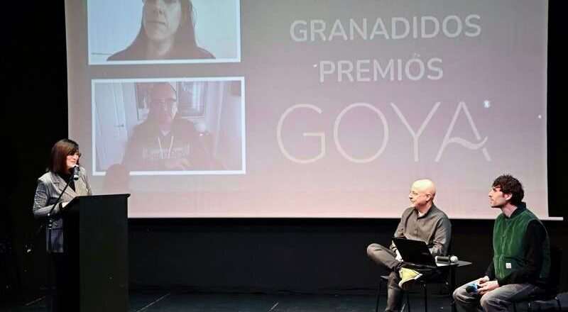 Nominados granadinos a los Goya se encuentran en la previa de la gala en el Palacio de Congresos.