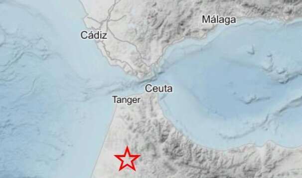 Terremoto de magnitud 4,9 en Marruecos se siente en varias áreas de Andalucía.