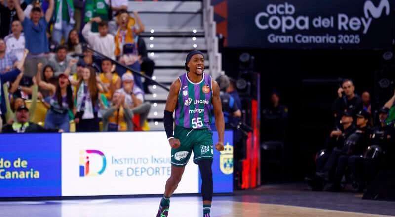 Unicaja se corona campeón de la Copa del Rey al vencer al Real Madrid en la final de Las Palmas