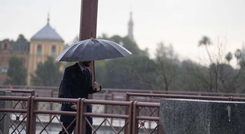 Alerta amarilla en Andalucía por lluvias de hasta 40 l/m2, excepto en Almería, Córdoba y Jaén