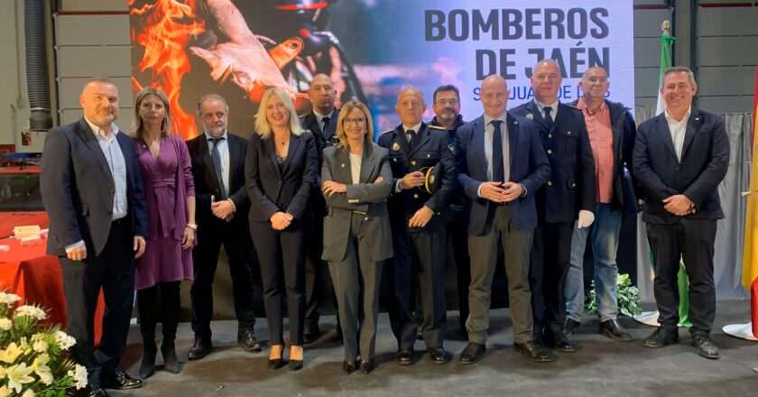 Celebración en honor al Cuerpo de Bomberos de Jaén
