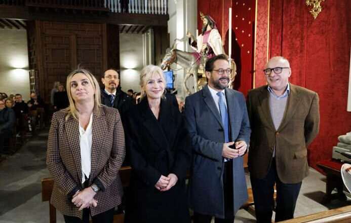 Rees inauguró la rehabilitación del templo de San Andrés con la inversión del Plan Alhambra