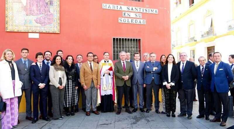 Sanz nombra una calle en honor a la Soledad de San Lorenzo junto a la parroquia