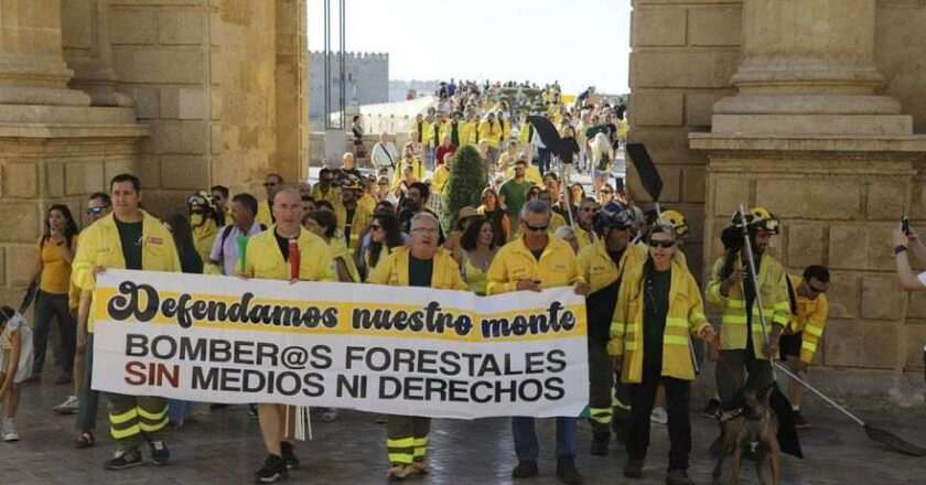 PSOE critica a Bellido por su falta de respuesta a las demandas de los bomberos forestales