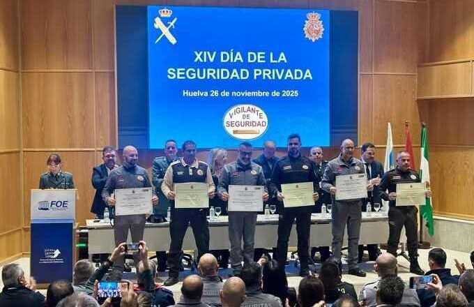 Subdelegación resalta la fortaleza del sector de seguridad privada con 1.625 vigilantes en Huelva