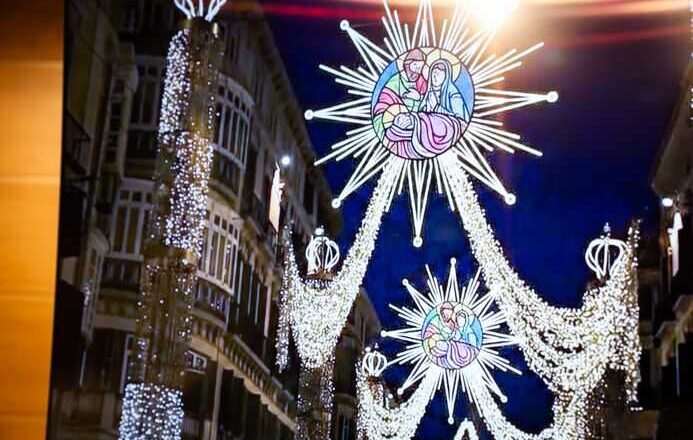 Málaga da inicio al alumbrado navideño este viernes con la magia y el universo creativo de ‘Imagine’