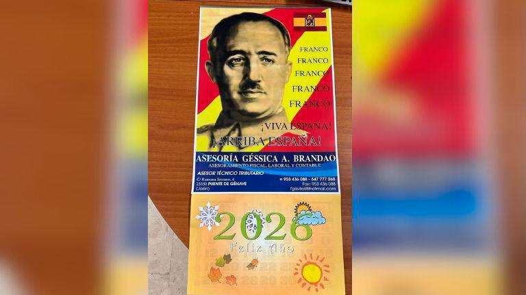 Alcalde de Puente de Génave enfrenta denuncias por la publicación de un calendario franquista