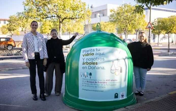 Ecovidrio y WWF realizan la plantación de un centenar de árboles para restaurar la biodiversidad en el Espacio Natural de Doñana