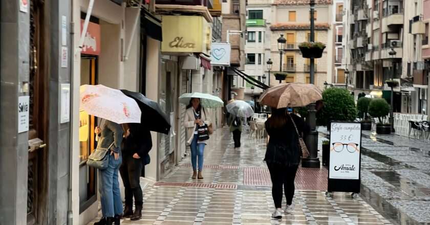 Se esperan tormentas y lluvia en Jaén para este domingo