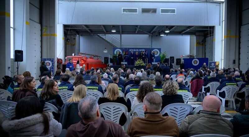 El Consorcio de Bomberos de la Provincia celebra la gestión coordinada de emergencias en su Día del Patrón