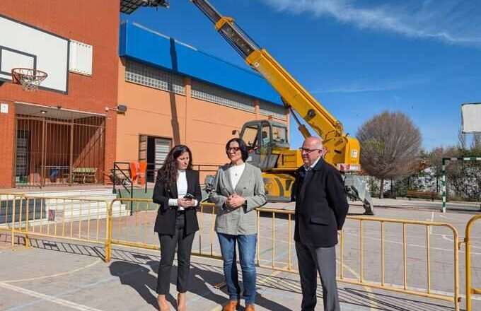 Reparación de daños por lluvias torrenciales en el IES El Fuerte de Caniles