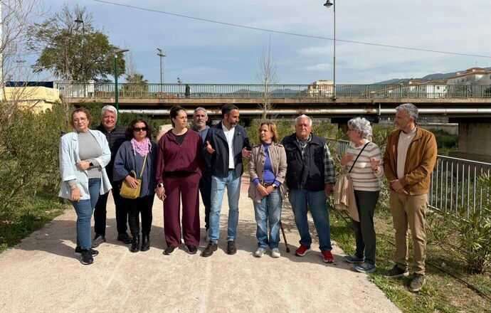 El PSOE critica los puentes-plaza para el Guadalmedina como una idea irrealizable