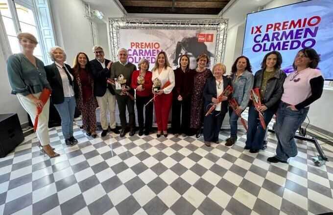 El PSOE de Málaga destaca su compromiso con la igualdad en la entrega de los IX Premios Carmen Olmedo