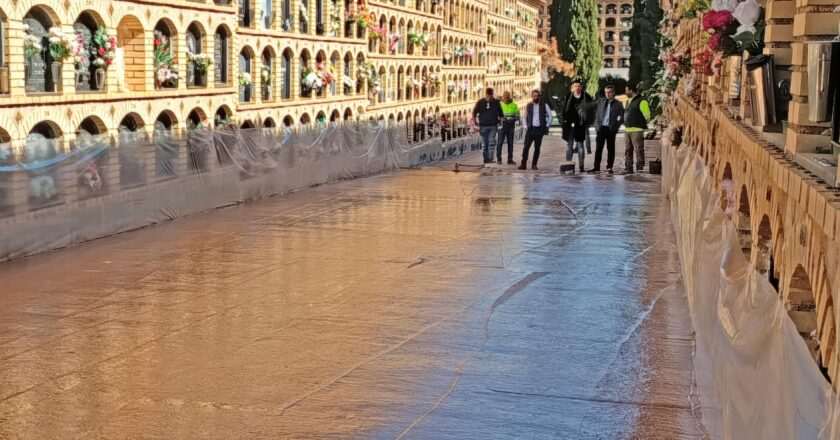 El Ayuntamiento inicia trabajos de mejora en el cementerio de San Fernando
