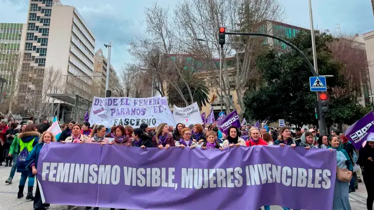 Recorrido de la manifestación del 8-M en Jaén