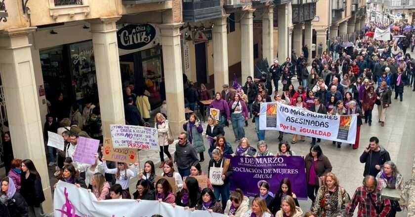 La manifestación del Día Internacional de la Mujer en Jaén