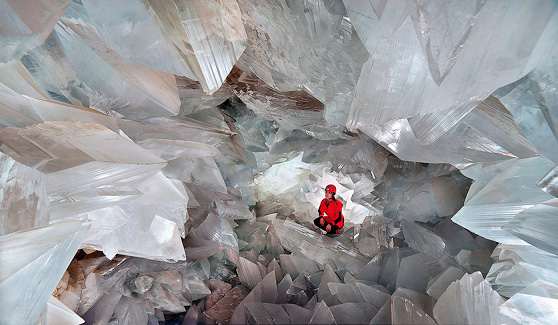Investigación revela que los cristales de yeso de Pulpí y Naica ayudan a reconstruir el clima del pasado
