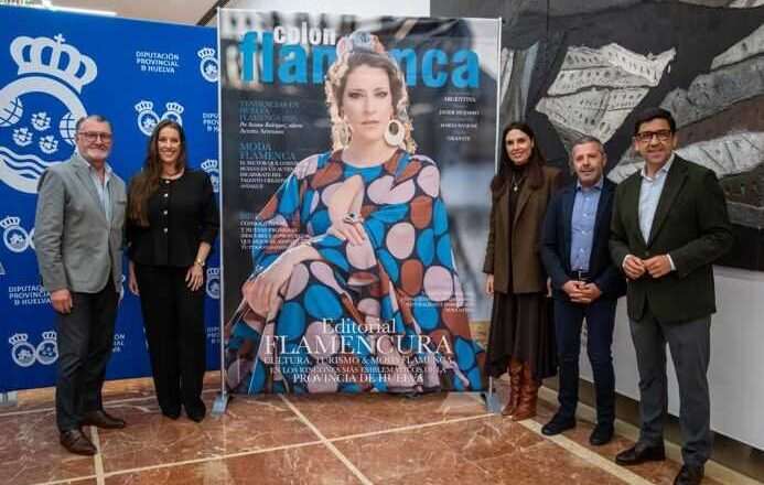 Presentación de ‘Colón Flamenca 2026’, una nueva publicación sobre moda flamenca en la Diputación de Huelva