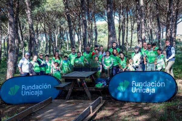 Segunda edición de la campaña ‘Un niñ@, un árbol’ de Fundación Unicaja con más de 6.500 árboles plantados