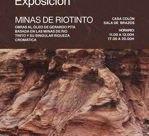 Exposición pictórica sobre la belleza cromática de las minas en la Casa Colón desde el 16 de abril