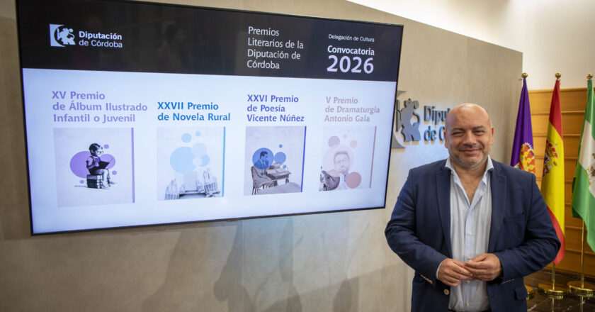 La Diputación de Córdoba lanza la convocatoria para una nueva edición de sus Premios Literarios