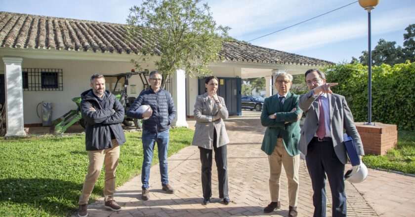Las obras de remodelación del albergue de Cerro Muriano se completarán antes de los Campamentos de Verano de la Diputación
