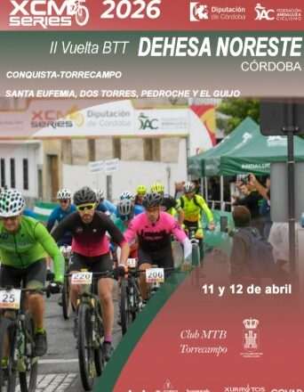 Córdoba albergará la II Vuelta BTT Dehesa Noreste los días 11 y 12 de abril, primera prueba de las ‘DiputaciónCórdoba XCM Series 2026’