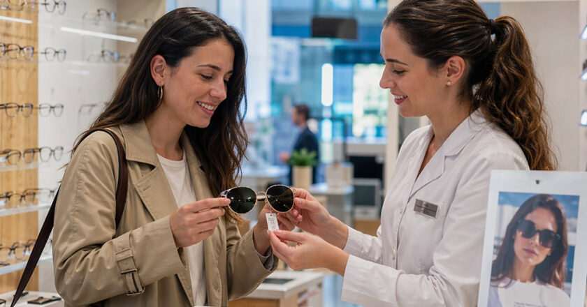 Advertencia sobre el daño ocular por el uso de gafas de sol no homologadas o sin el filtro adecuado