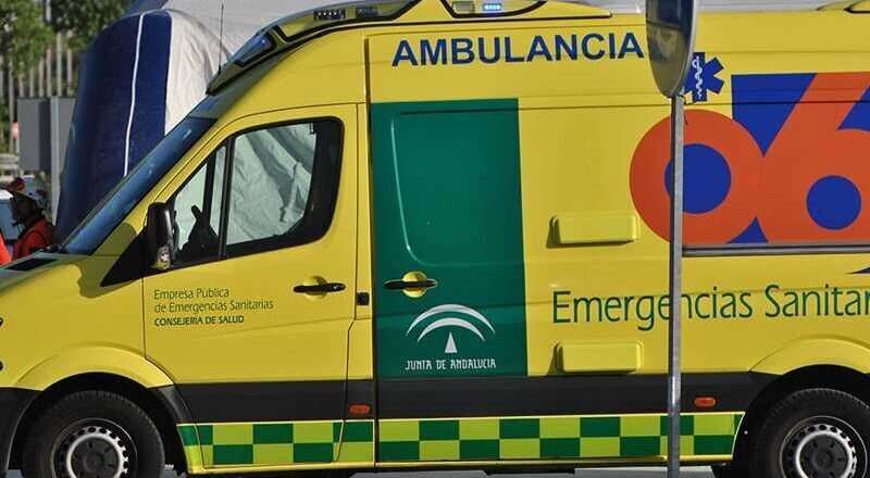 Cuatro hombres resultan heridos en un accidente de tráfico en Isla Cristina