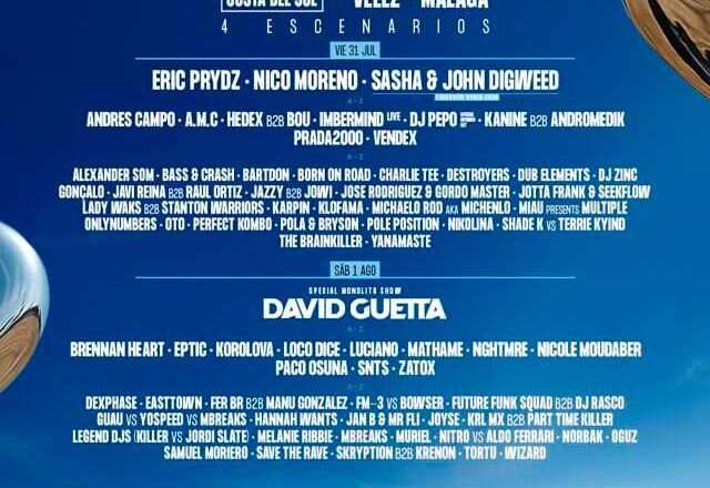 David Guetta se presentará el 1 de agosto en la primera edición del Dreambeach Festival en Vélez-Málaga