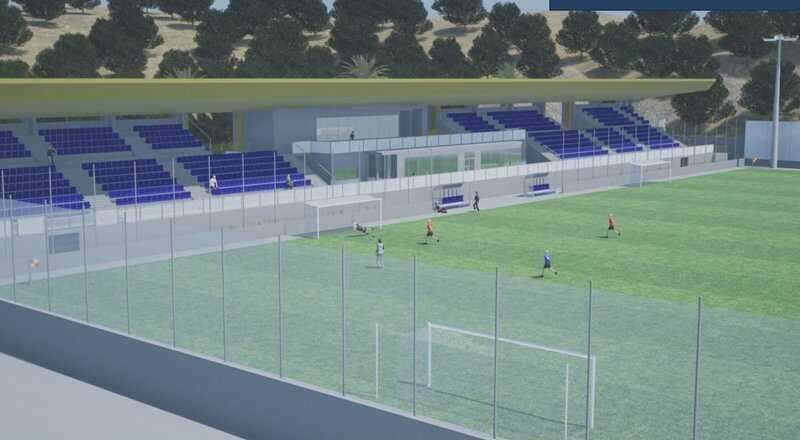Siete empresas se presentan para la remodelación del campo de fútbol en La Cala de Mijas