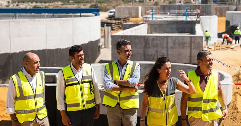 La EDAR de Mojácar avanza al 75% de ejecución con una inversión de 19 millones de euros por parte de la Junta
