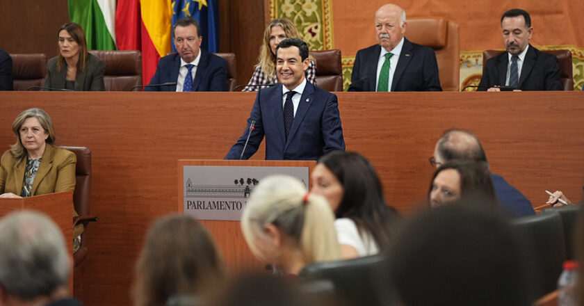 Discurso de investidura de Juanma Moreno como candidato a la Presidencia de la Junta