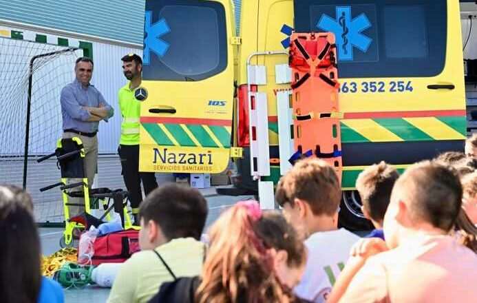 La Diputación presenta la campaña ‘Conoce las emergencias’ a los estudiantes de Alhendín