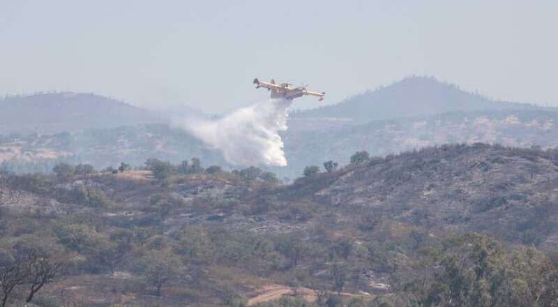 Incendio forestal de Villanueva de los Castillejos extinguido tras una semana de labores del Infoca