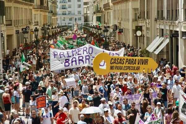Málaga se moviliza por viviendas dignas y asequibles en relación con los salarios actuales