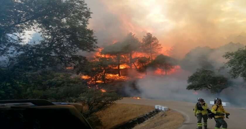 La Junta activa el Plan Infoca en fase de emergencia debido a un incendio en Santa Elena
