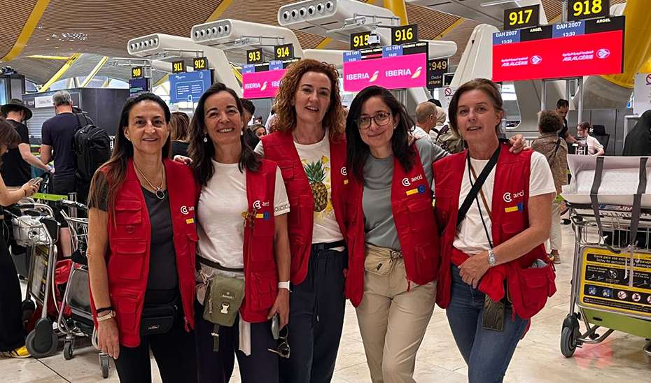 Cinco profesionales del SAS sustituyen a cuatro miembros del equipo de ayuda humanitaria en Venezuela
