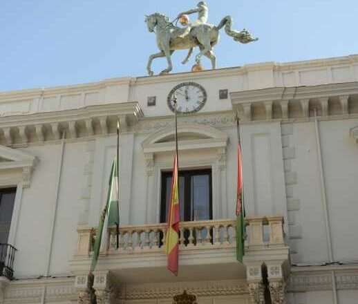 Instalación de pantalla gigante en el Palacio de Congresos para apoyar a la Selección en cuartos