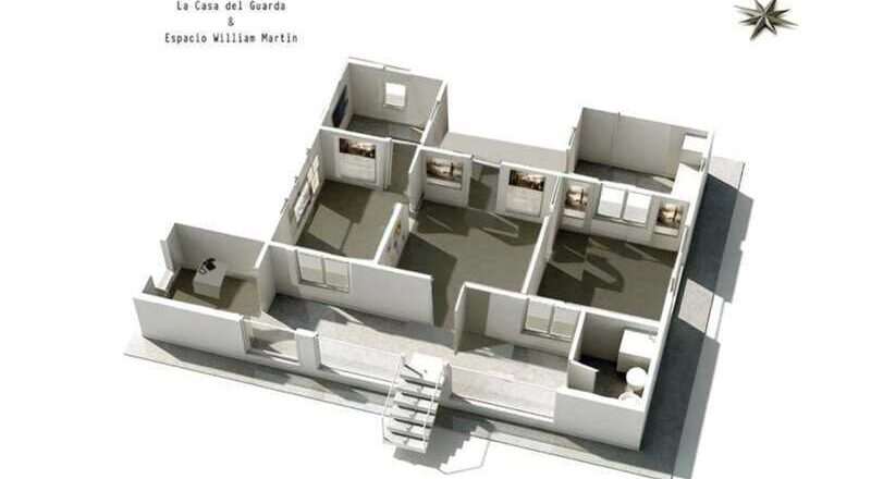 Proyecto museográfico del centro de interpretación de la Casa del Guarda y William Martin ha sido adjudicado