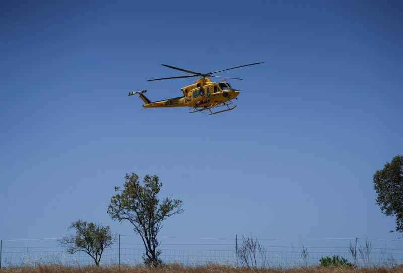 Incendio forestal estabilizado en el paraje Camino de Tresmal de Moguer