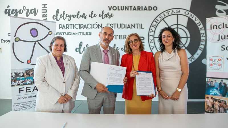 UHU y Fundación ONCE establecen una alianza para promover una universidad más inclusiva y accesible