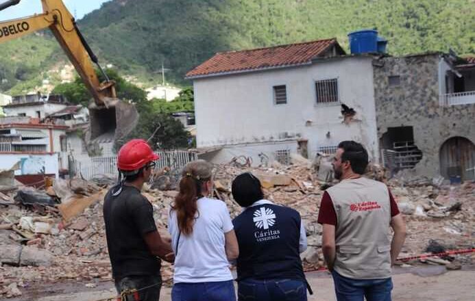 Cáritas logra recaudar más de 256.000 euros para ayudar a los afectados por los terremotos en Venezuela